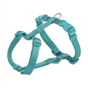 Trixie Hondentuig Premium H-Tuig Aqua Blauw 30-44x1 cm