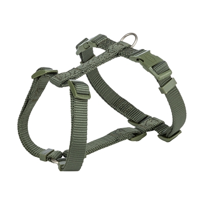 Trixie Hondentuig Premium H-Tuig Olijf Groen 52-75x2 cm