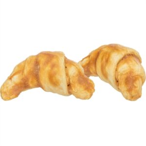 Trixie Denta Fun Croissants Van Collageen Met Kip 2 st 80 gr