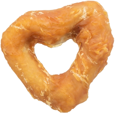 Trixie Denta Fun Heart Met Kippenborst 6 cm 20 gr 200 st