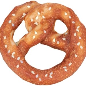 Trixie Denta Fun Pretzel Met Eendenborst 9 cm 40 gr 100 st