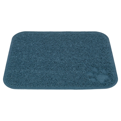 Trixie Schoonloopmat Voor Kattenbakken PVC Blauw 45x37 cm