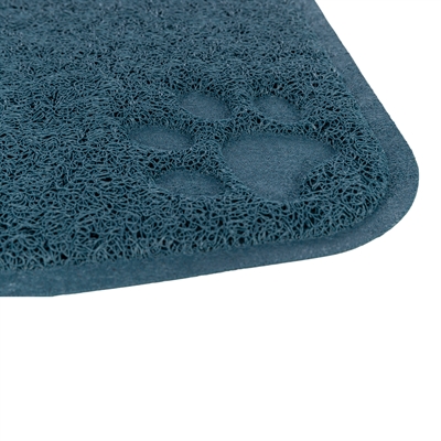 Trixie Schoonloopmat Voor Kattenbakken PVC Blauw 45x37 cm
