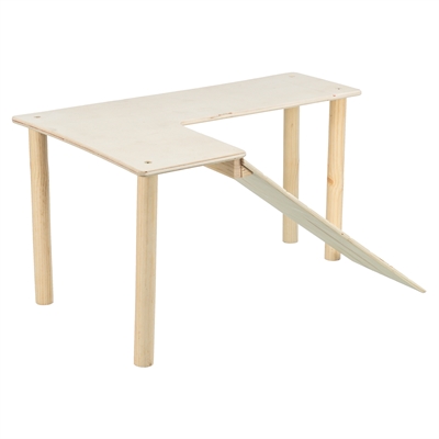 Trixie Platform Met Helling Voor Muizen / Hamsters Onbehandeld Hout 47x30x25 cm