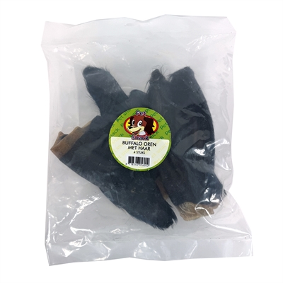 Petsnack Buffalo Oren Met Haar 4 st