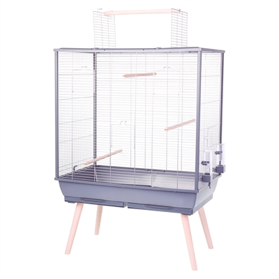 Zolux Vogelkooi Neolife Grijs 81x48x130 cm