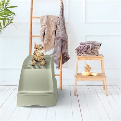 Imac Kattenbak Frida Met Lade Groen 56x40x43.5 cm