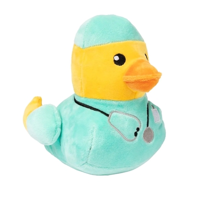 Fuzzyard Duck Ducktor Pluche 16x15x17 cm