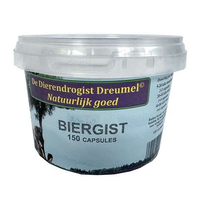 Dierendrogist Biergist Capsules 150 st