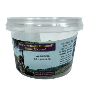Dierendrogist Bij Haaruitval Capsules 60 st