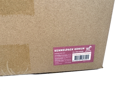 Freds Gestoomd Vers Vlees Worst Kennelpack Konijn Graan En Glutenvrij 10x900 gr