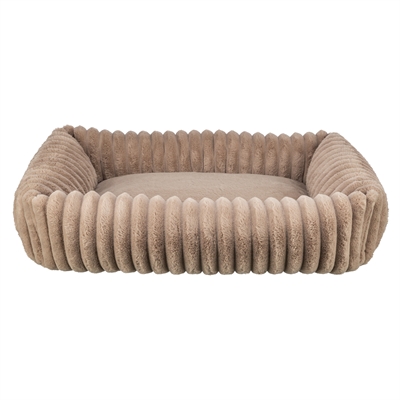 Trixie Hondenmand Lonni Ribfluweel Hoekig Lichtbruin 65x50 cm
