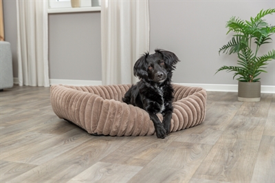 Trixie Hondenmand Lonni Ribfluweel Hoekig Lichtbruin 65x50 cm