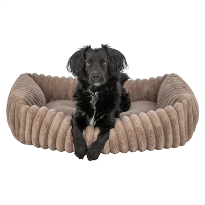 Trixie Hondenmand Lonni Ribfluweel Hoekig Lichtbruin 65x50 cm