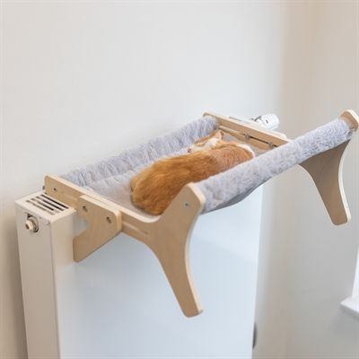 Trixie Hangmat Hout Onbehandeld Grijs 47x24x38 cm