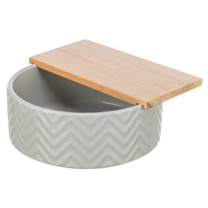 Trixie Zandbad Met Platform Muizen / Hamsters Keramiek / Hout 20x20 cm 21x8 cm