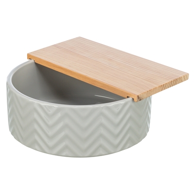 Trixie Zandbad Met Platform Muizen / Hamsters Keramiek / Hout 20x20 cm 21x8 cm