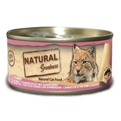 Natural Greatness Tuna Fillet / Prawns 70 gr