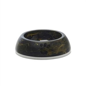 Savic Voerbak Delice 1 Marble Zwart / Goud 16.5x16.5x5 cm 300 ml