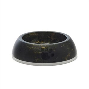 Savic Voerbak Delice 2 Marble Zwart / Goud 20.5x20.5x6.5 cm 600 ml