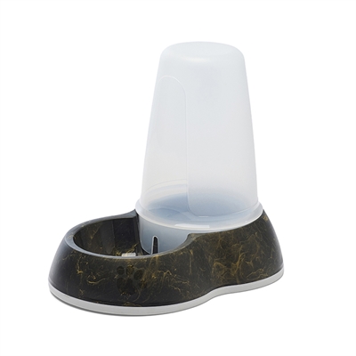 Savic Drinkbak Loop Marble Zwart / Goud 26x17.5x23 cm 1.5 ltr