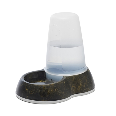 Savic Drinkbak Loop Marble Zwart / Goud 26x17.5x23 cm 1.5 ltr