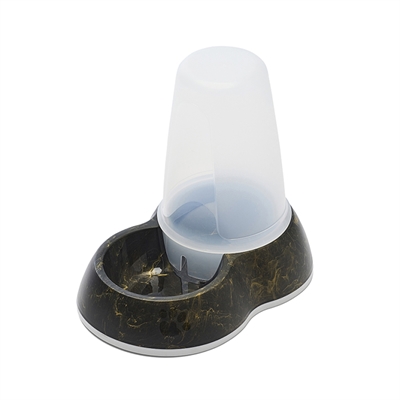 Savic Drinkbak Loop Marble Zwart / Goud 26x17.5x23 cm 1.5 ltr