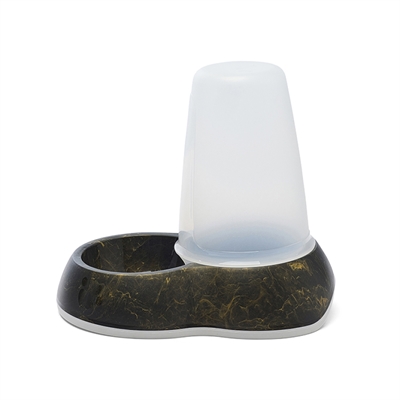 Savic Drinkbak Loop Marble Zwart / Goud 26x17.5x23 cm 1.5 ltr