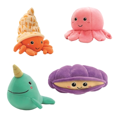 Croci Reef Dier Pluche Assorti 7.5 cm