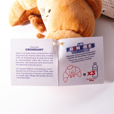 Martin Croissant Pluche 19x15x7 cm