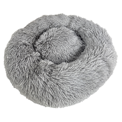 Sazzz Hondenmand Fluffy Lichtgrijs 52x52x13 cm
