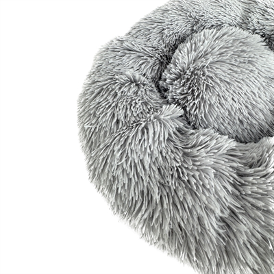 Sazzz Hondenmand Fluffy Lichtgrijs 52x52x13 cm
