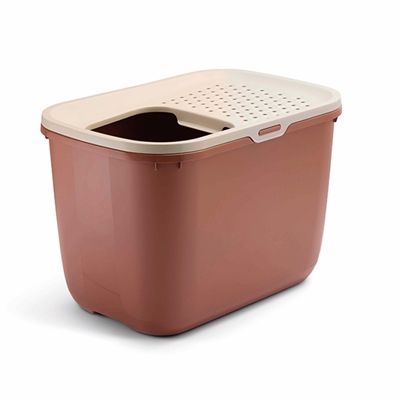 Savic Kattenbak Hop In Champagne Roze / Terracotta 58.5x39x39.5 cm