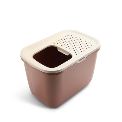 Savic Kattenbak Hop In Champagne Roze / Terracotta 58.5x39x39.5 cm