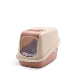 Savic Kattenbak Nestor Champagne Roze / Terracotta 56x39x38.5 cm
