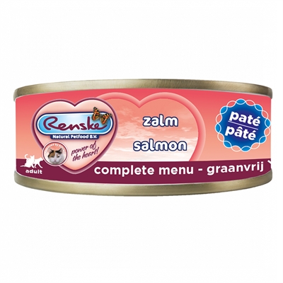 Renske Kat Vers Bereid Pate Zalm Graanvrij 24x70 gr