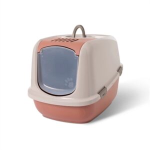Savic Kattenbak Nestor Jumbo Champagne Roze / Terracotta 66.5x48.5x46.5 cm