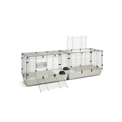 Savic Clubix 200 Knaagdierkooi Zwart / Lichtgrijs 200x50x63.5 cm