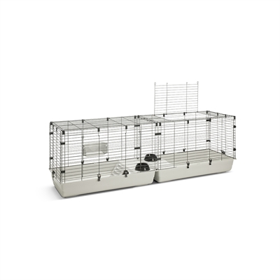 Savic Clubix 200 Knaagdierkooi Zwart / Lichtgrijs 200x50x63.5 cm