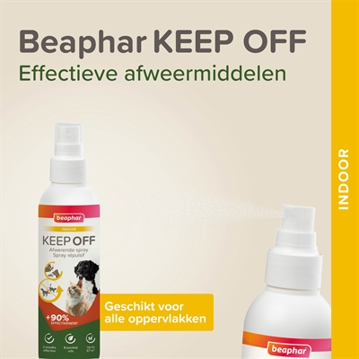 Beaphar Keep Off Spray Kat / Hond Indoor 200 ml