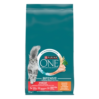 Purina One Sterilcat Kip / Tarwe 7.5 kg
