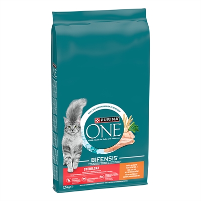 Purina One Sterilcat Kip / Tarwe 7.5 kg