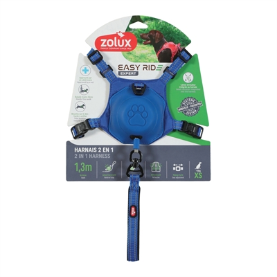 Zolux Easyride Hondentuig Blauw XS 26-38x33-43 cm