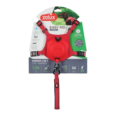 Zolux Easyride Hondentuig Rood XS 26-38x33-43 cm