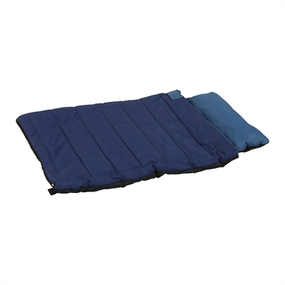 Zolux Bivouak Hondendeken / Slaapzak 2in1 Blauw 95x60-120 cm