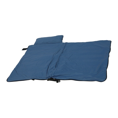 Zolux Bivouak Hondendeken / Slaapzak 2in1 Blauw 95x60-120 cm