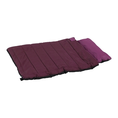 Zolux Bivouak Hondendeken / Slaapzak 2in1 Rood 95x60-120 cm