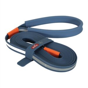 Zolux Bvk Sleeplijn Plat Siliconen Blauw 5 Mtr X 1.5 cm