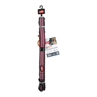 Zolux Bvk Hondenriem Trainingsriem Rood 2 Mtr X 3.5 cm