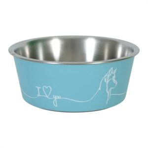 Zolux Love Voerbak Hond Blauw 12.5 cm 400 ml